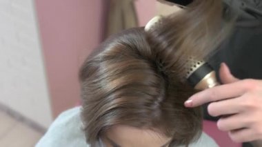 Saç kurutma Üstten Görünüm.