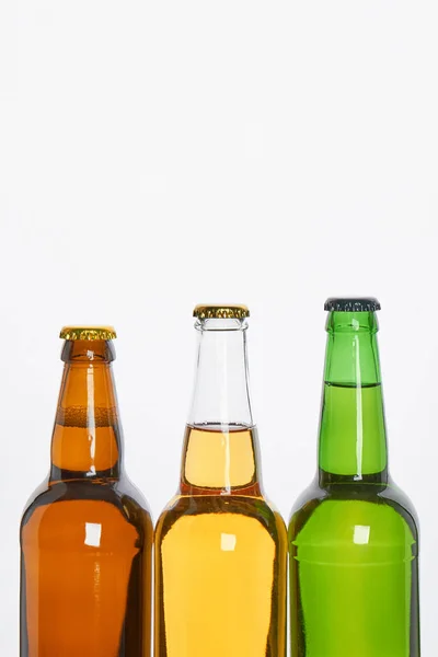 Set de botellas con cerveza . — Foto de Stock