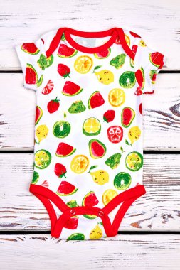 Bebek meyve yazdırma şirin elbise.