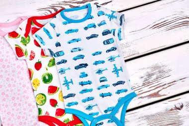 Pamuk tulumu çocuklar kısa kollu.