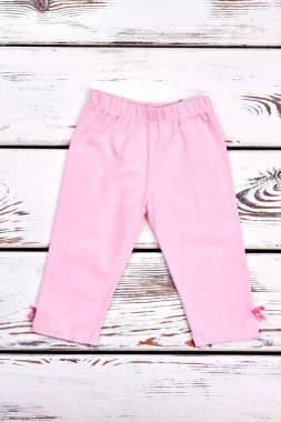 Küçük kız için yeni pamuk uzun pantolon.