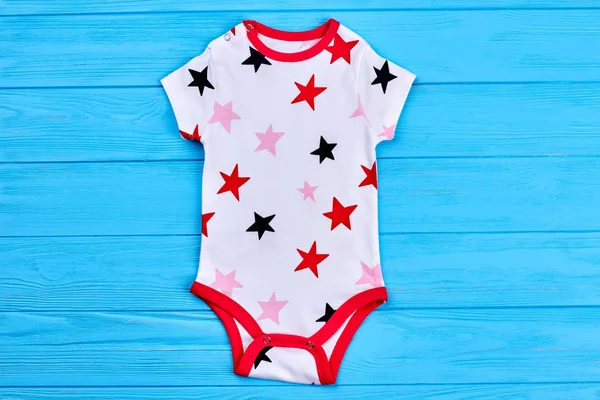 Renkli yıldız yazdırma pamuk elbise.