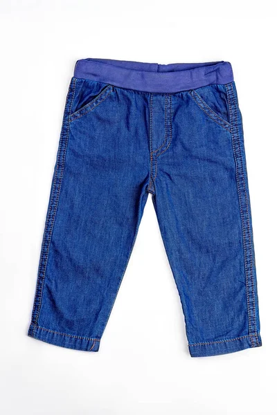 Baby-Boy-Jeans isoliert. — Stockfoto