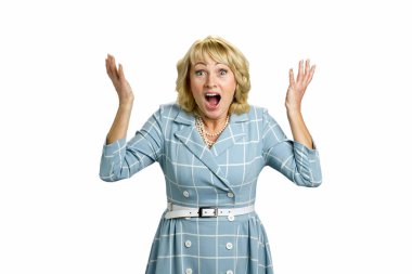 Sürpriz Olgun kadın el kaldırdı.