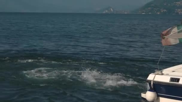 Lago Maggiore, barco . — Vídeo de stock