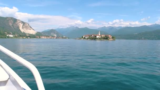 Lago Maggiore, Isola Superiore . — Video Stock