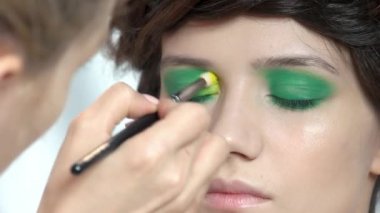 Göz farı uygulamak visagist.