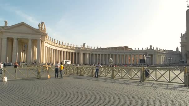 Vaticano, Plaza San Pedro . — Vídeo de stock