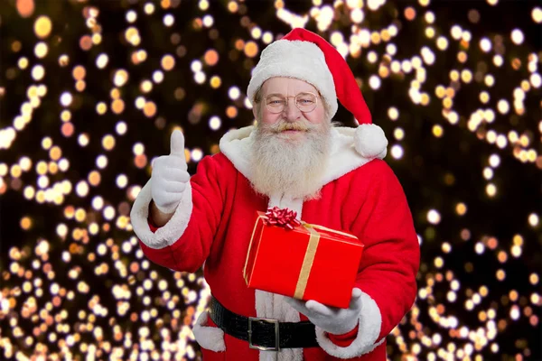 Retrato de Papai Noel alegre . — Fotografia de Stock