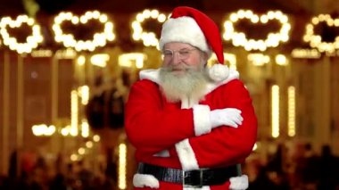 Noel Baba'ya eğlence parkı.