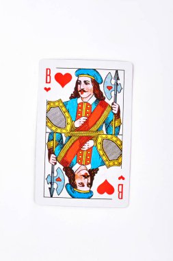 Jack of hearts oyun kağıdı.