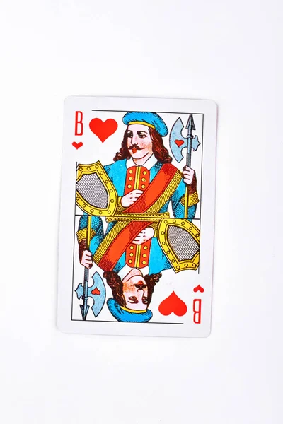 Jack of Hearts carte à jouer . — Photo