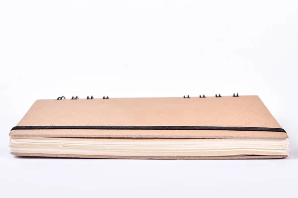 Book with binder, white background. — Stock Photo, Image