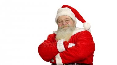 Başparmak izole gösterilmesini Santa.