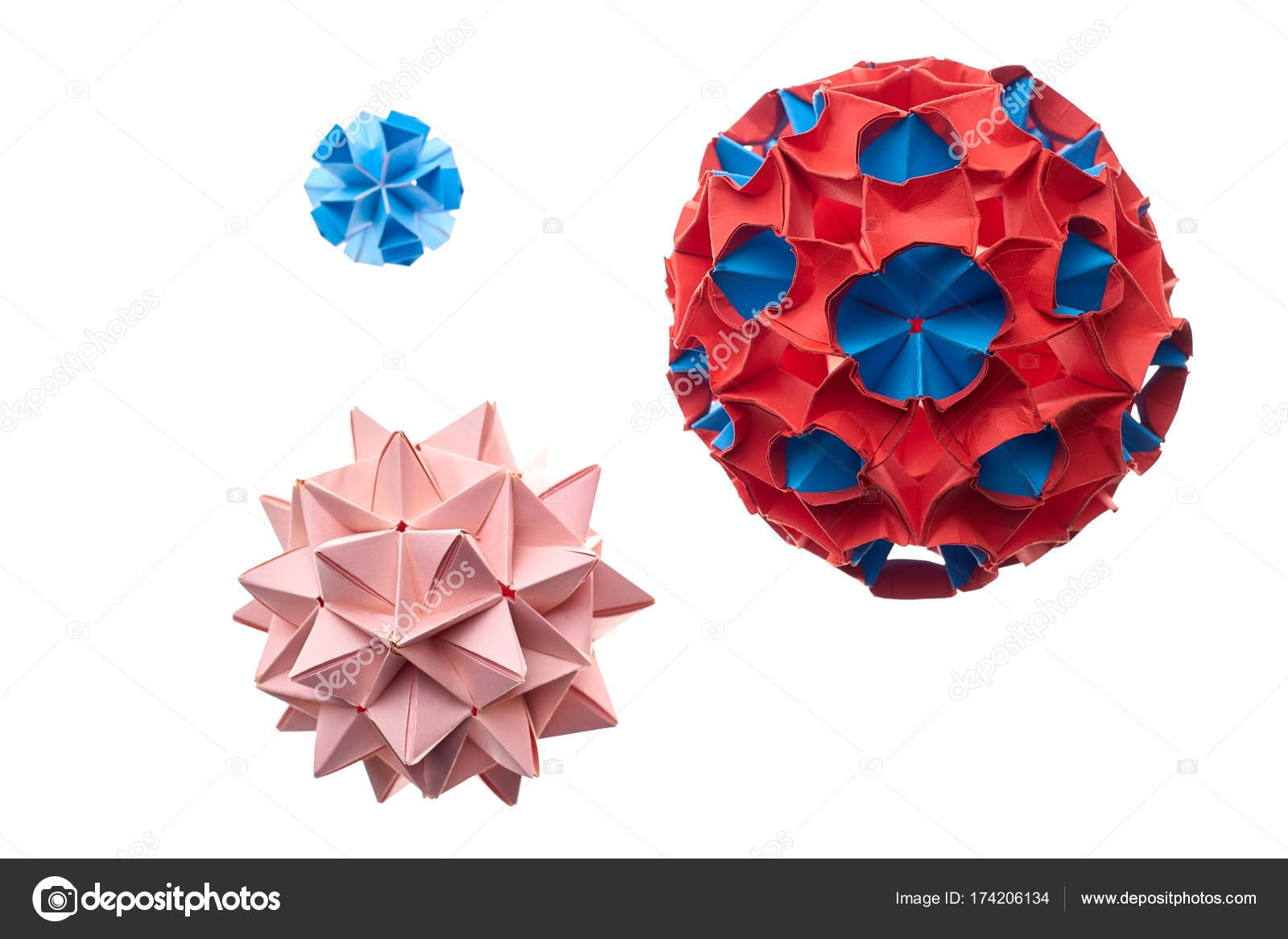 Artisanat De Boule Origami Captivante Photographie