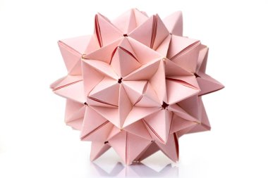 Çoklu parça dikenli origami topu