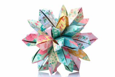 Şaşırtıcı çiçek origami tasarım