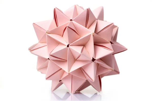 Multi kawałek kolczaste origami piłkę — Zdjęcie stockowe