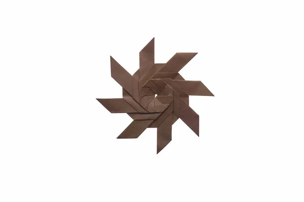 Shuriken origami modelu — Zdjęcie stockowe