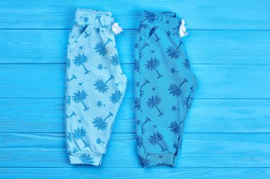 Modern tasarım bebek yaz pantolon.