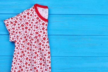 Childs'ın giyim ve kopya alanı pamuk.