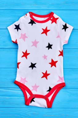 Bebek Bebek baskılı pamuk romper.