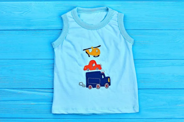 T-shirt baby-boy in cotone stampato . — Foto Stock