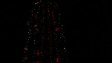 Gecenin bu süslü Noel ağacı.