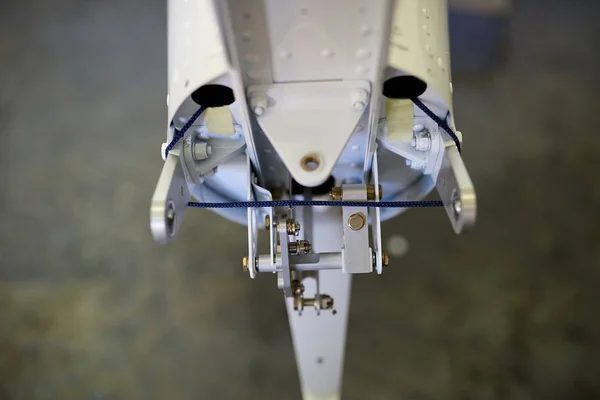 Внутренние части хвоста самолета . — стоковое фото