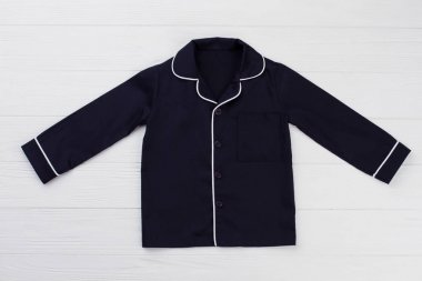 Yuvarlak yaka ile Donanma gömlek