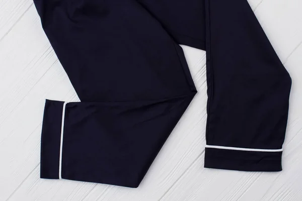 Puños de pantalones azul oscuro —  Fotos de Stock