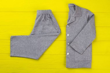 Gri melanj pijama set