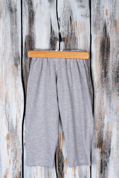 Szürke melange sweatpants — Stock Fotó