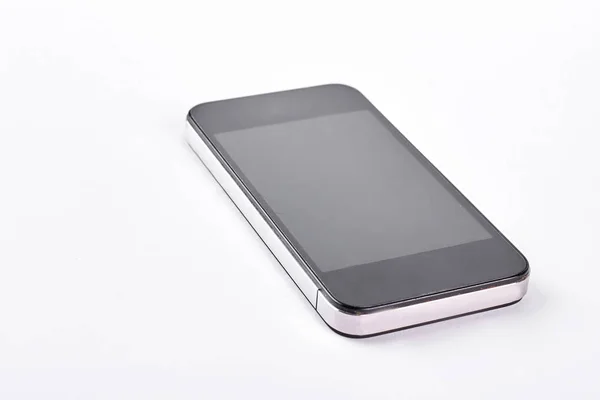 Nowoczesny smartfon na białym tle. — Zdjęcie stockowe