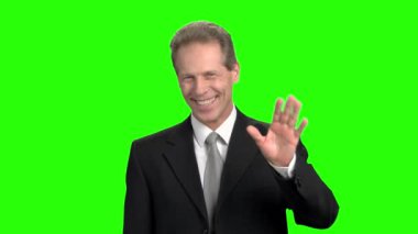 Son derece heyecanlı satıcısı.