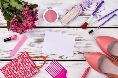 Tablo boş tebrik kartı