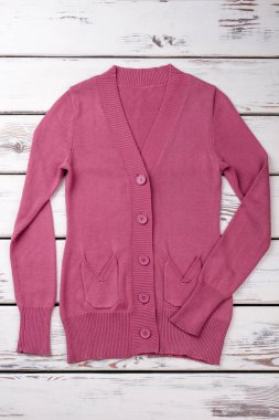 Mor kazak, üstten görünüm.