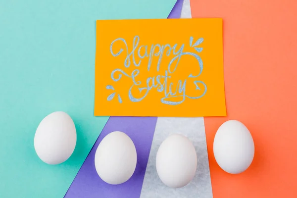 Happy Πάσχα φόντο με αυγά. — Φωτογραφία Αρχείου