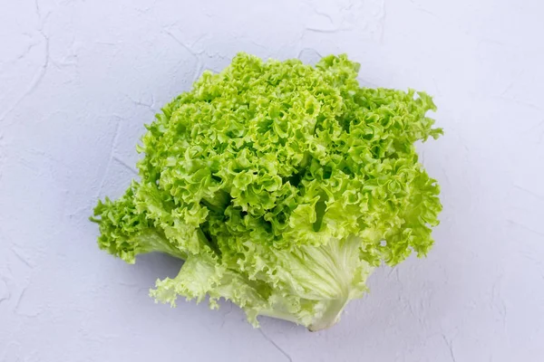 Fresh green lettuce close up. — Stock Photo, Image