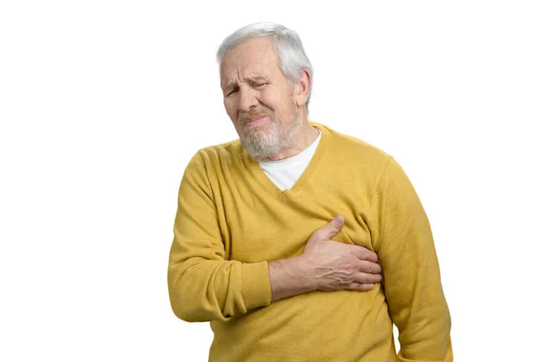 Портрет людини з раптовим серцевим інсультом . — стокове фото