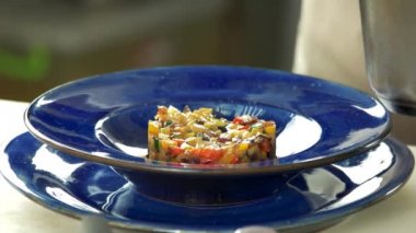 Sebze karışımı ve kuzu incik.