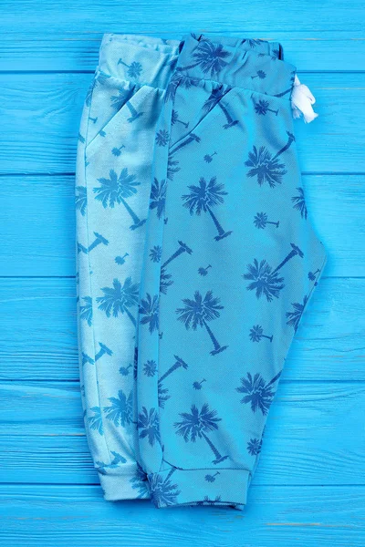 Mavi desenli bebek yaz tozluk.