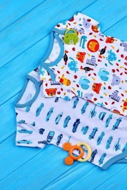 Erkek ve kız pamuk bodysuits.