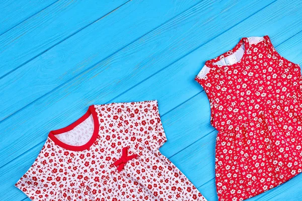 Little girls summer cotton dresses.