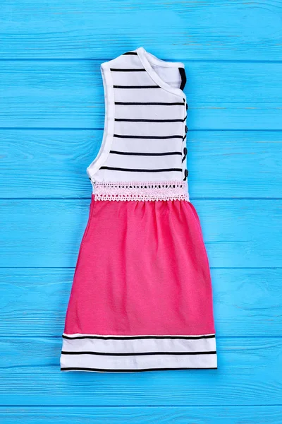 Modern style baby cotton dress.