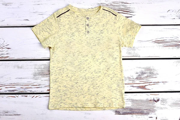 Boys yellow cotton t-shirt.