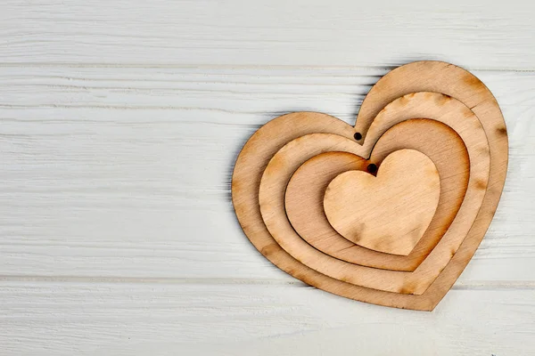 Feliz día de San Valentín fondo de madera . — Foto de Stock