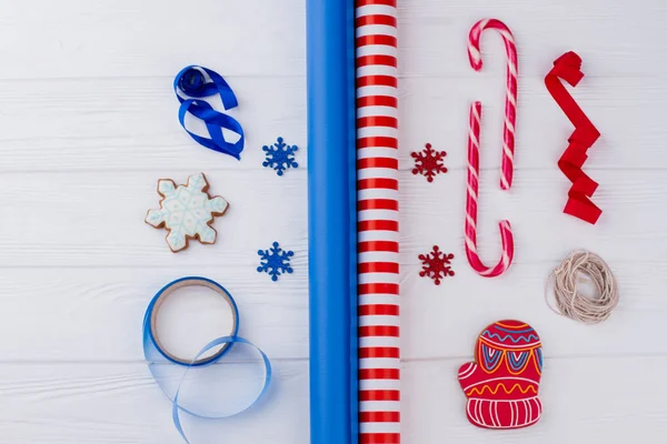 Outils pour faire des cadeaux de Noël . — Photo