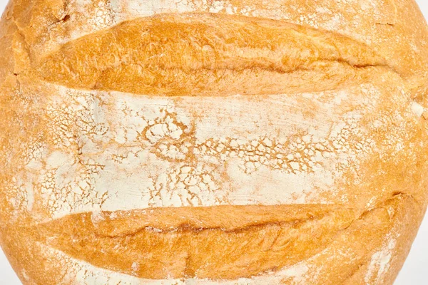 Close up de pão de trigo cozido na hora . — Fotografia de Stock