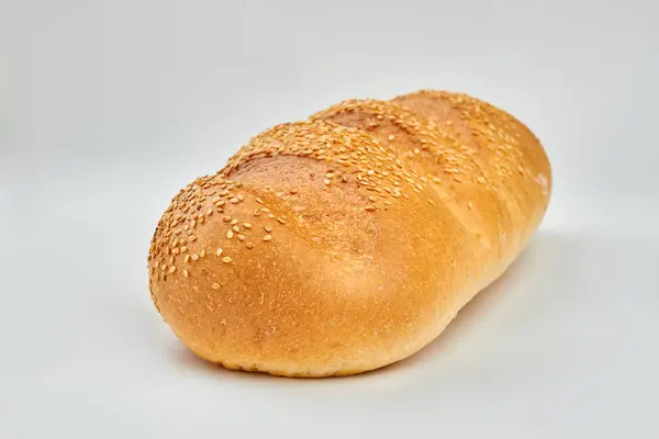 Французький хліб з кунжутом.. — стокове фото